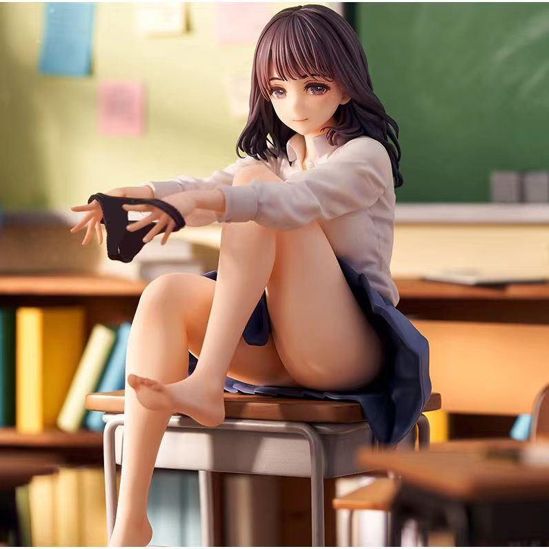 Jk ชุดนักเรียนห้องเรียนโต๊ะสาวอะนิเมะรุ่น Kaoru After-Class ตุ๊กตาตกแต่งสองมิติเซ็กซี่สาวสวยอะนิเมะ