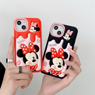 เคสโทรศัพท์มือถือซิลิโคน ลายการ์ตูนมิกกี้เมาส์ สําหรับ iPhone 14 ProMax 13 iPhone 11 12 ProMax