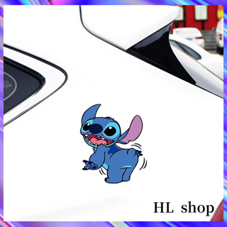 Hl สติกเกอร์การ์ตูน Starcraft Baby Stitch สติกเกอร์ตกแต่งรถ สติกเกอร์น่ารัก ตกแต่งตัวถัง สติกเกอร์รอยขีดข่วน สติกเกอร์ตกแต่งรถจักรยานยนต์