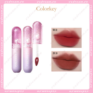 Colorkey Barbie ลิปสติก เนื้อกํามะหยี่ ติดทนนาน สําหรับผู้หญิง