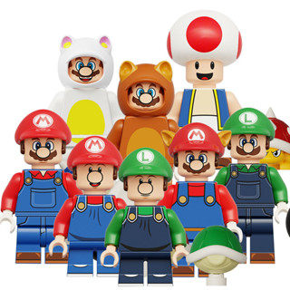 ใหม่ ของเล่นตัวต่อ ฟิกเกอร์ การ์ตูน Mario KDL815