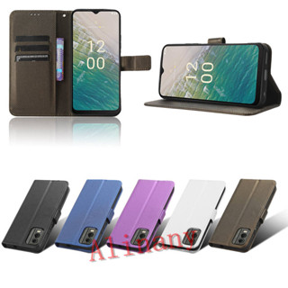 Nokia C32 เคส PU Leather Case เคสโทรศัพท์ Stand Wallet Casing Nokia C32 NokiaC32 เคสมือถือ Back Cover