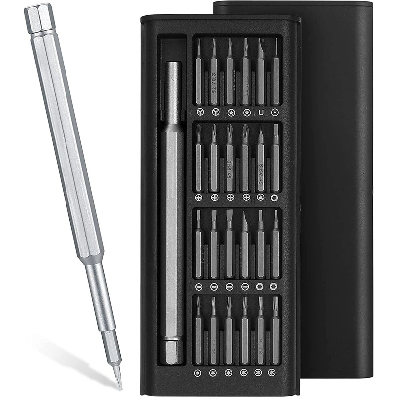 24 in 1 Precision ไขควงชุด Gadget สกรูไดร์เวอร์ชุด Dismountable Magnetic Screw Driver Hex Phillips Torx Head Bits ซ่อม