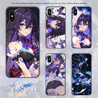 พร้อมส่ง Honkai: Star Rail Seele เคสโทรศัพท์มือถือ กระจกนิรภัย ซิลิโคนนุ่ม ลายไพ่ทาโรต์