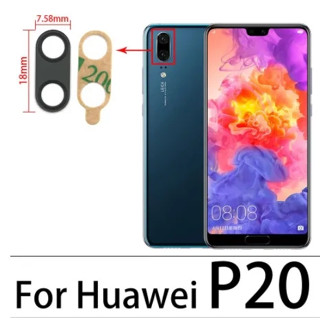 ใหม่ เลนส์กระจกกล้องด้านหลัง แบบเปลี่ยน สําหรับ Huawei P20 P20 Lite P20 Pro