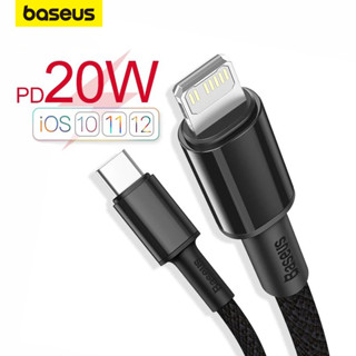 Baseus สายเคเบิลชาร์จ ชนิด USB C สำหรับ iPhone