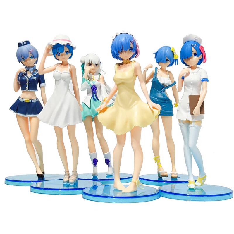 โมเดลฟิกเกอร์ PVC รูปการ์ตูนอนิเมะ Re: Life In a Different World From Zero 24 สไตล์ สําหรับเก็บสะสม