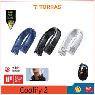 Torras coolify 2 พัดลมแขวนคอ เครื่องปรับอากาศ แบบพกพา 2s ขนาดเล็ก ระบายความร้อน แบบพกพา