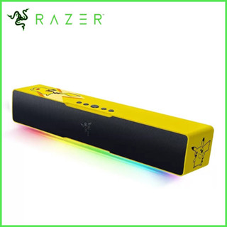 Razer Pokemon Pikachu ลําโพงบลูทูธเอฟเฟคไฟ RGB พร้อมเบสสเตอริโอ Heavy Usb สําหรับ PC โทรศัพท์มือถือ คอมพิวเตอร์ตั้งโต๊ะ