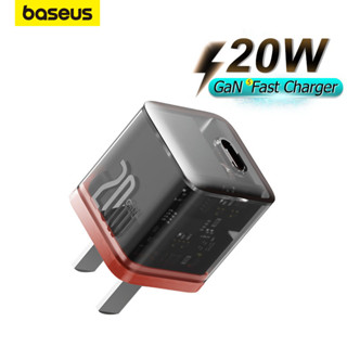 [มาใหม่] Baseus ที่ชาร์จเร็ว PD 20w GaN5 1C สําหรับ i14 13 12 Pro Max