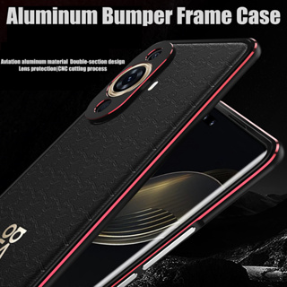 For Huawei Nova 11 Nova11 Pro Case Luxury Aluminum Metal Bumper Base for Nova 11 Ultra Case Camera Lens Protect Cover