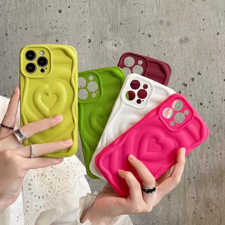 เคสโทรศัพท์มือถือ tpu แบบนิ่ม ลายหัวใจ สําหรับ iPhone 13pro 14 14promax 14pro 12promax 13promax