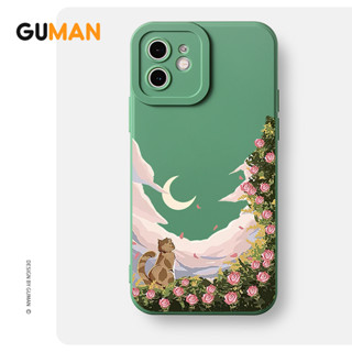 Guman เคสไอโฟน เคสซิลิโคนนุ่มกันกระแทกน่ารักตลก เคสโทรศัพท์ Compatible for iPhone 14 13 12 11 Pro Max SE 2020 X XR XS 8 7 6 6S Plus พลัส XYB1824