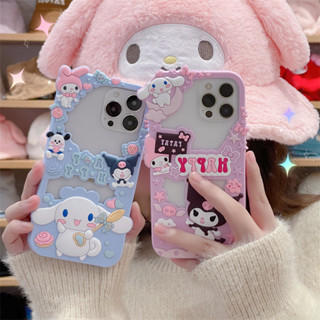 Sanrio Cinnamoroll /‎Hello Kitty /‎คุโรมิ ‎/My Melody เคสโทรศัพท์ซิลิโคน ลายการ์ตูน สําหรับ Iphone 14 13 12 11 Pro Max XSMAX XR X XS 6 6s 7 8 Plus