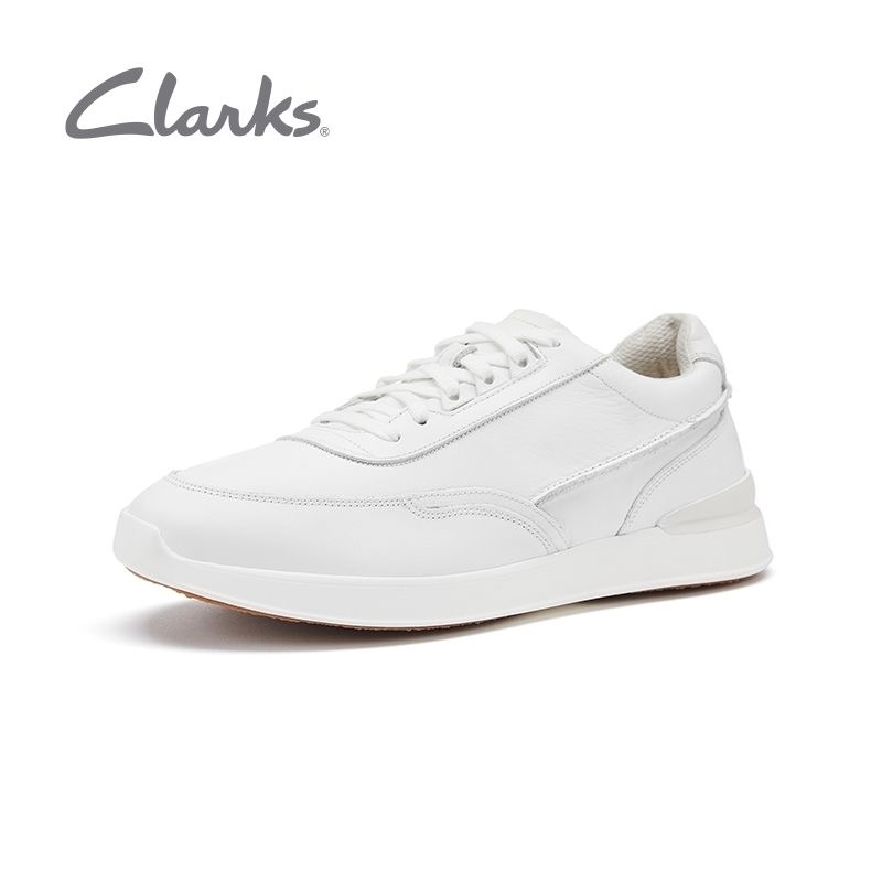 Clarks รองเท้ากีฬา รองเท้าวิ่งลําลอง รุ่น Clarks สวมใส่สบาย สีขาว สําหรับผู้ชาย