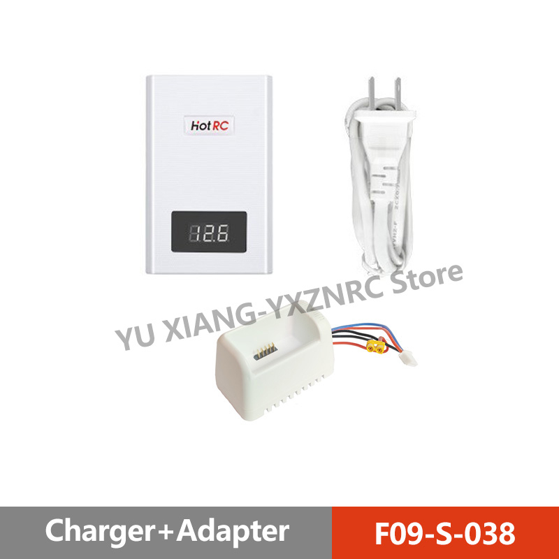 YU XIANG YZZNRC F09/F09-S เฮลิคอปเตอร์ Black Hawk UH-60 เครื่องชาร์จ+อะแดปเตอร์