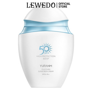 Lewedo ครีมกันแดด SPF50+ กันน้ํา กันเหงื่อ ไวท์เทนนิ่ง ให้ความชุ่มชื้น ป้องกันรังสีอัลตราไวโอเลต สําหรับผู้ชาย และผู้หญิง 50 กรัม