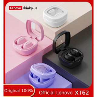 Lenovo Thinkplus XT62 หูฟังบลูทูธไร้สาย 5.3 ดีเลย์ต่ํา พร้อมไมโครโฟน ความเที่ยงตรงสูง สําหรับ iOS และ Android