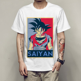 เสื้อยืด พิมพ์ลายการ์ตูน Dragon Ball Son Goku สไตล์ญี่ปุ่น สําหรับผู้ชาย และผู้หญิง