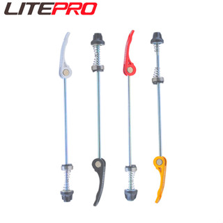 Litepro สกรูอลูมิเนียมอัลลอยด์ 100/135 มม. QR Rods 74/130 Hubs สําหรับจักรยาน MTB