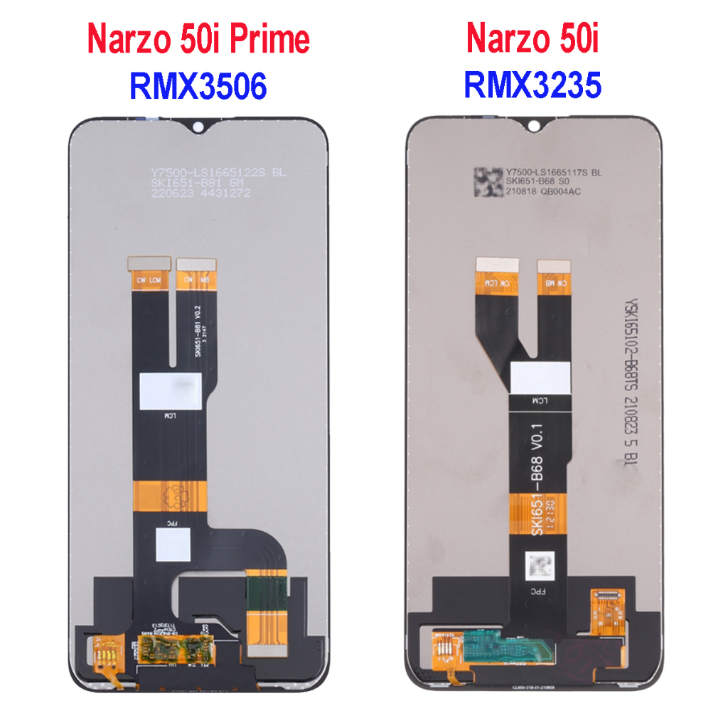 อะไหล่หน้าจอสัมผัส LCD แบบเปลี่ยน RMX3235 สําหรับ OPPO Realme Narzo 50 50A 50i Prime - รูปที่ 3
