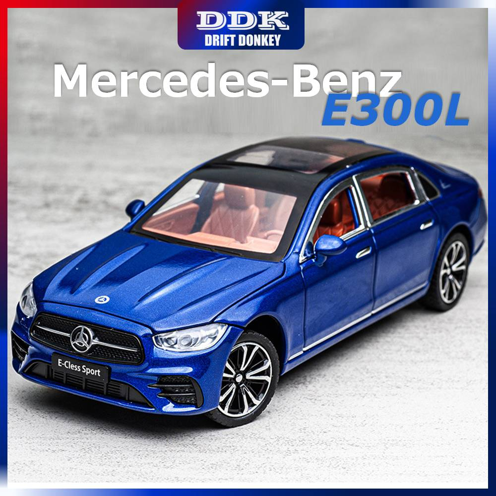 Ddk Mercedes-Benz E300L โมเดลรถยนต์ สเกล 1:24 โลหะอัลลอย ของเล่น ของขวัญวันเกิด สําหรับเด็กผู้ชาย เพื่อน