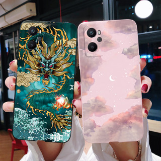 เคสโทรศัพท์มือถือ ซิลิโคนนุ่ม ลายมังกร สําหรับ OPPO A96 4G 2022 A96 A 96 CPH2333