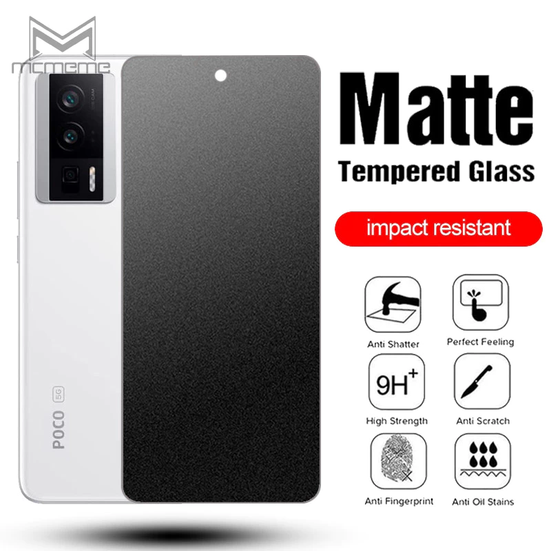 ฟิล์มกระจก แบบผิวด้าน สำหรับ Xiaomi POCO X8 C85 F8 M8s F7 X7 C75 C71 C61 C65 F5 F6 X6 X5 X4 X3 NFC F3 F4 GT M6 M4 M3 F2 Pro 5G C40 PocoPhone F1