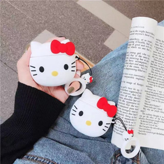 เคสซิลิโคน ลายการ์ตูนคิตตี้ กันตก สําหรับ AirPods 1 2 3 Pro