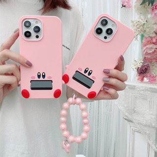 เคสซิลิโคนนิ่ม ลาย kirby 3D สําหรับ Iphone 11 12 13 14 Pro max