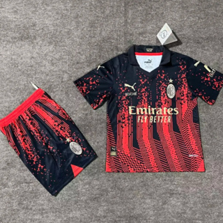 ชุดเสื้อฟุตบอล AC Milan สําหรับเด็ก 2023