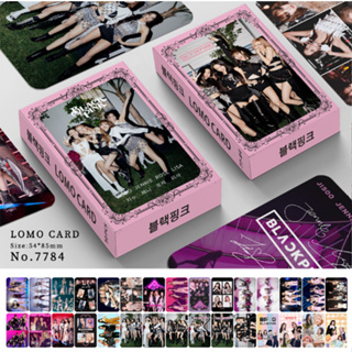 โปสการ์ดโลโม่ BLACK-PINK JISOO LISA JENNIE ROSE VOUGE 30 ชิ้น ต่อกล่อง