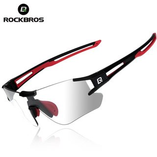 ROCKBROS แว่นตา Photochromic โพลาไรซ์ เลนส์ใส สำหรับปั่นจักรยาน กลางแจ้ง