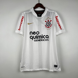 เสื้อกีฬาแขนสั้น ลายทีมชาติฟุตบอล Corinthians 2012 ชุดเหย้า สไตล์ย้อนยุค