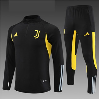 เสื้อกีฬาแขนสั้น ลายทีมชาติฟุตบอล Juventus 2023-24 ชุดเหย้า และกางเกง สําหรับเด็ก