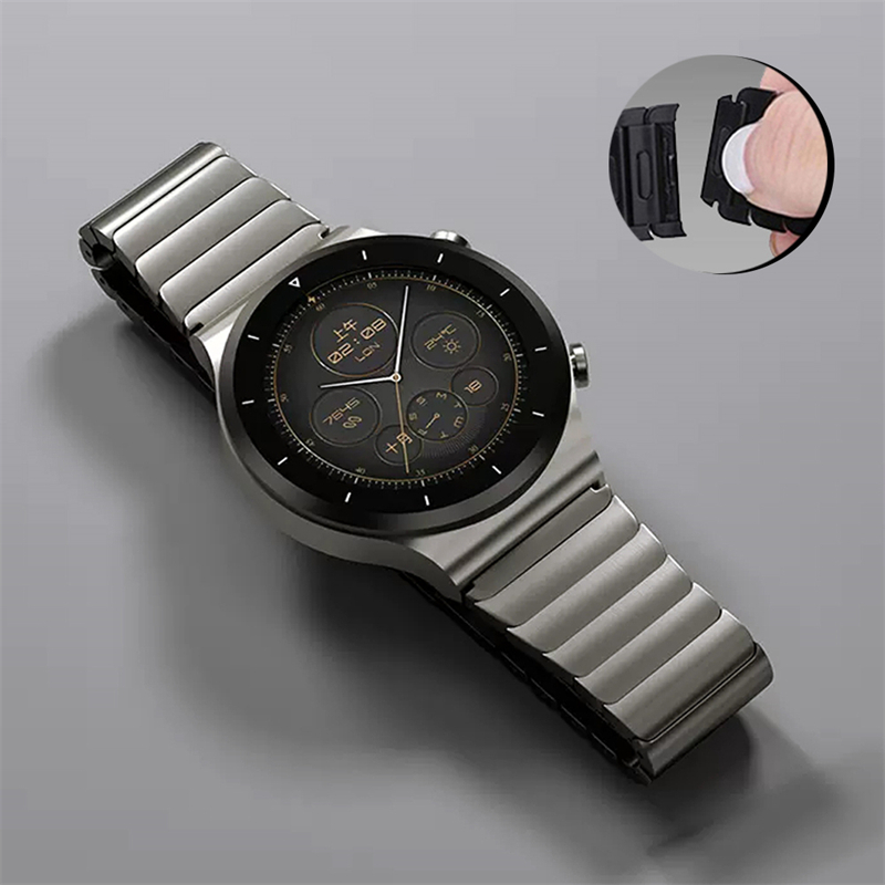 สายนาฬิกาข้อมือ สเตนเลส 22 มม. ถอดออกได้ สําหรับ Huawei Watch Band GT3 pro 46 มม. 2 2e