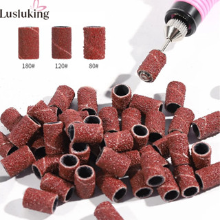 LUSLUKING 80 # 120 # 180 # เล็บขัดสําหรับเล็บ Bits ทําเล็บมื…