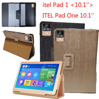 เคสแท็บเล็ต หนัง PU ฝาพับ พร้อมขาตั้งวาง พับได้ สําหรับ itel tablet Pad 1 10.1 นิ้ว itel Pad One 10.1 นิ้ว