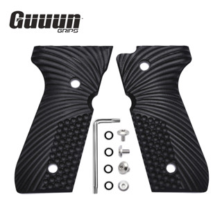 Guuun Beretta 92/96 Grips G10 Slim Full Size M9 92A1 96A1 92fs ด้ามจับสแตนเลส