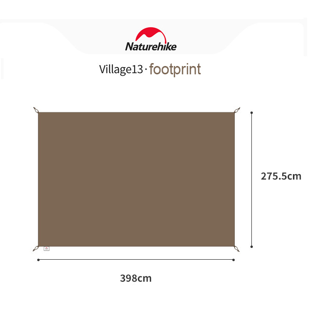 แผ่นพื้นสำหรับเต็นท์อัตโนมัติ Naturehike Village13-Ridge