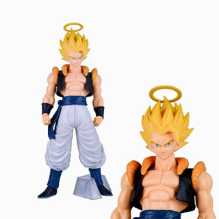 โมเดลฟิกเกอร์ PVC อนิเมะ Dragon Ball Z Gogeta Super Saiyan Figma ขนาด 28 ซม. ของเล่นสําหรับเด็ก ของที่ระลึก เก็บสะสม