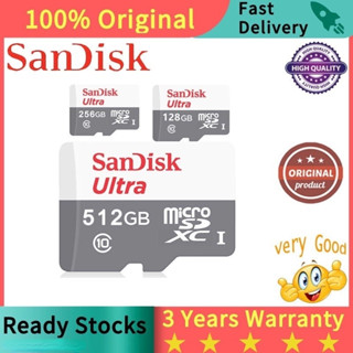 Sandisk Ultra A1 การ์ดหน่วยความจํา 128GB สําหรับโทรศัพท์มือถือ Micro sd cards 512GB