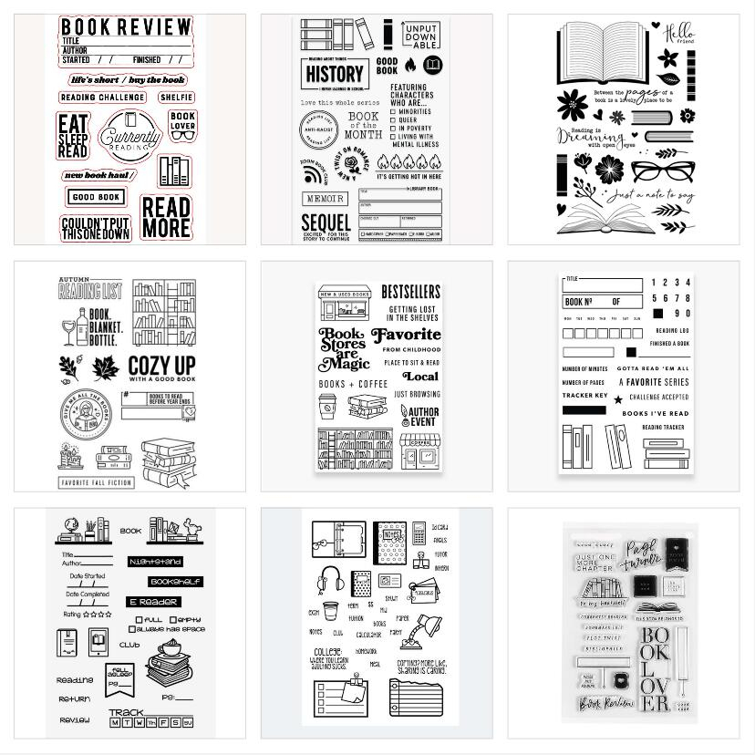 หนังสือใหม่ซิลิโคนซีลใสแสตมป์ DIY Scrapbooking ลายนูนอัลบั้มภาพ