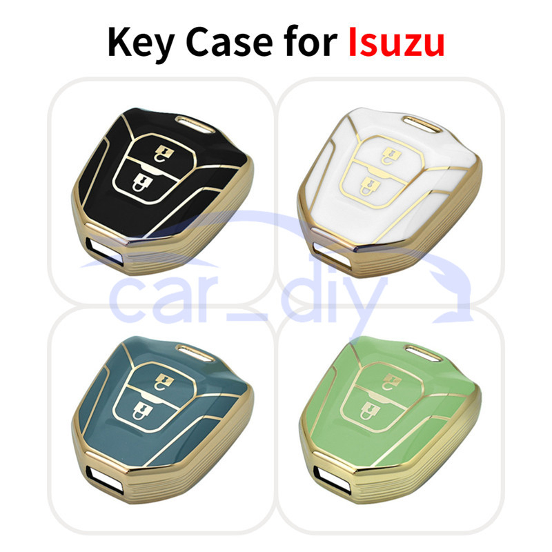 เคสรีโมตกุญแจ TPU พร้อมพวงกุญแจ สําหรับ Isuzu D-MAX 2020-2022 Mu-7 Mu-x