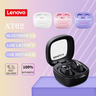 หูฟังบลูทูธไร้สาย Lenovo XT62 TWS พร้อมไมโครโฟน คุณภาพดี