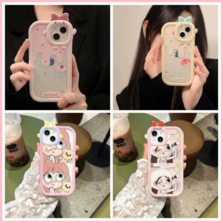 เคส Samsung A14 S23 Ultra A24 4G A10S A34 5G A54 5G S23 Plus M33 5G A03 CORE S20 FE S23 M01S เคส แฟชั่นใสสาวน้อยป้องกันการตกกรณีโทรศัพท์