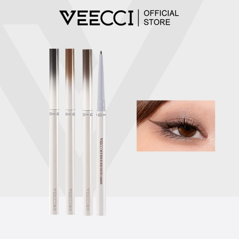 VEECCI อายไลเนอร์ เจลไลเนอร์ บาง หัวปากกา อเนกประสงค์ ติดทน รายวัน ที่กรีดตา 0.05g