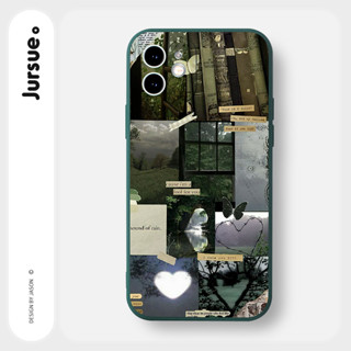 JURSUE เคสไอโฟน เคสซิลิโคนนุ่มกันกระแทกน่ารักตลก เคสโทรศัพท์ Compatible for iPhone 15 14 13 12 11 Pro Max SE 2020 X XR XS 8 7 6 6S Plus พลัส Y3567