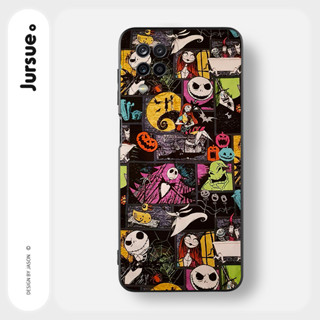 JURSUE เคสซัมซุง เคสสีดำแปลกๆขอบเหลี่ยมกันกระแทกซิลิโคนนุ่ม เคสโทรศัพท์ SAMSUNG A03 A12 A13 A51 A32 A52 A52S 5G M12 M32 พลัส Y3589