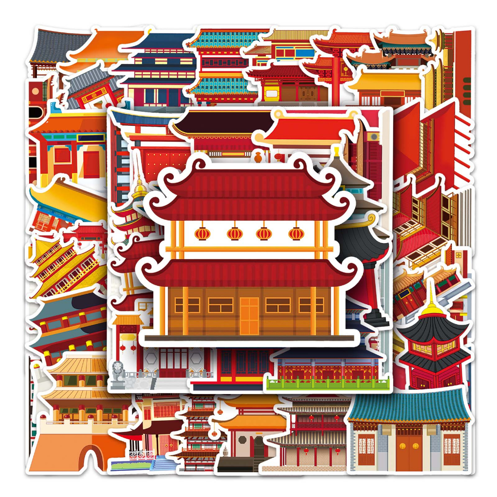 50 ชิ้นตลกสติกเกอร์สร้างประวัติศาสตร์กันน้ํา DIY สําหรับโทรศัพท์แล็ปท็อปรถสติกเกอร์ Creative Home Decal